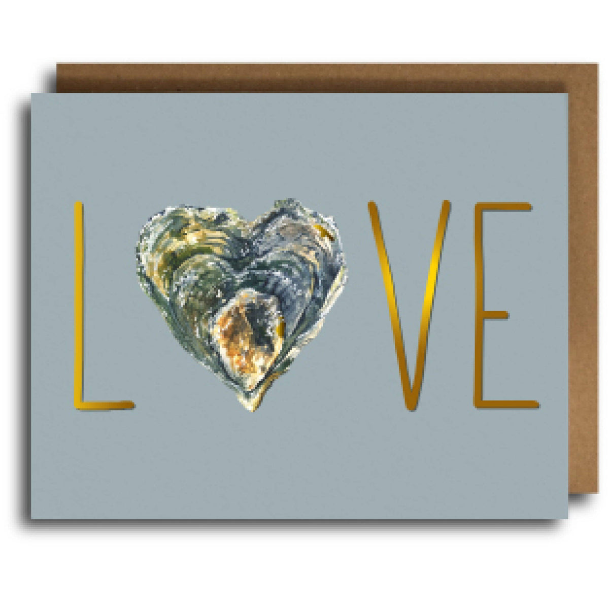 Oyster Love Nautical Greeting Card