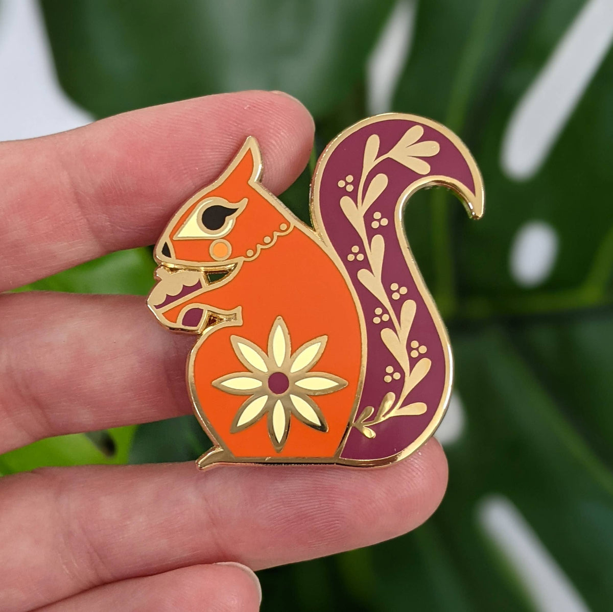 Squirrel Enamel Pin