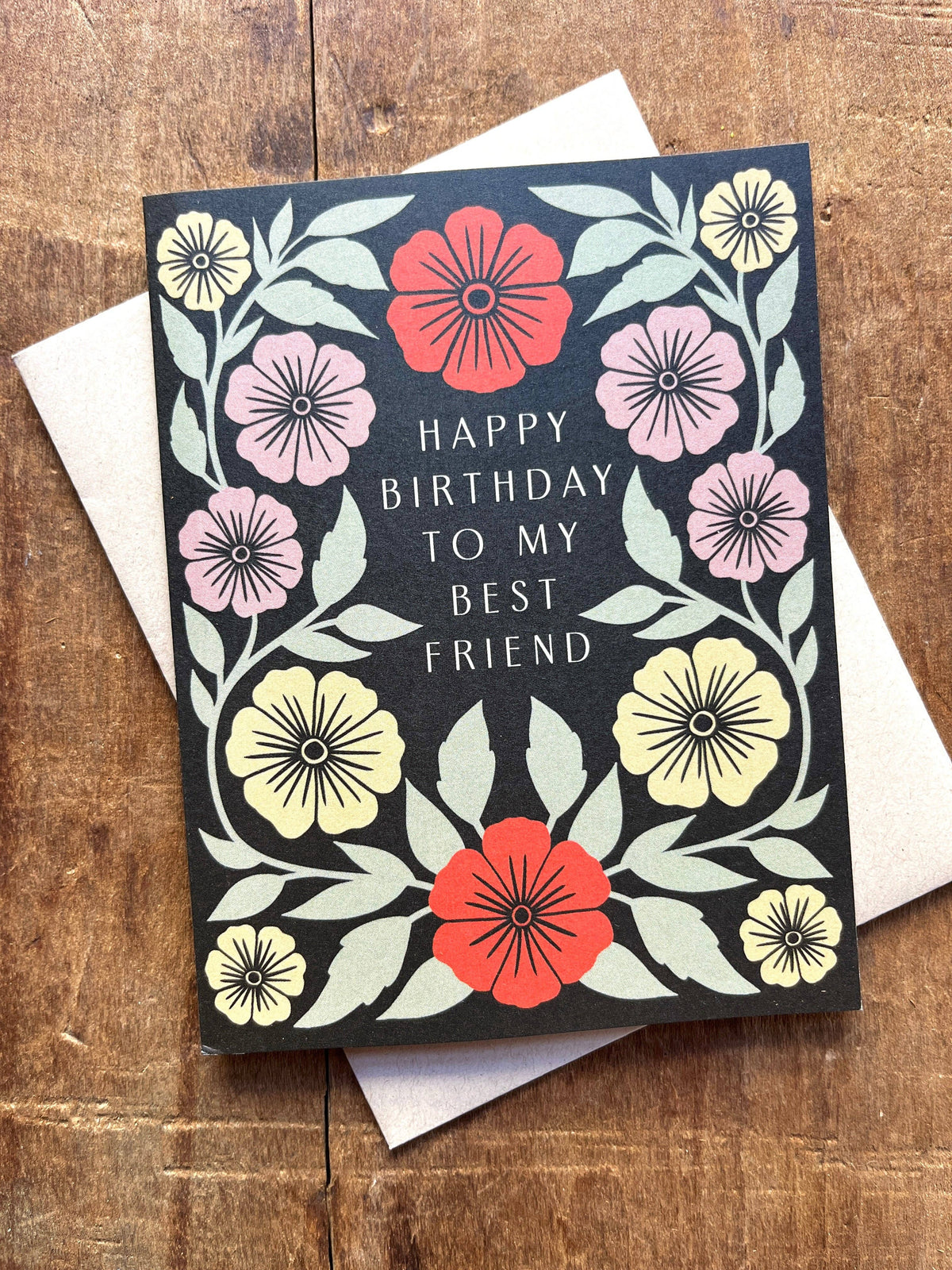 "Happy Birthday to My Best Friend," Greeting Card: Single Card