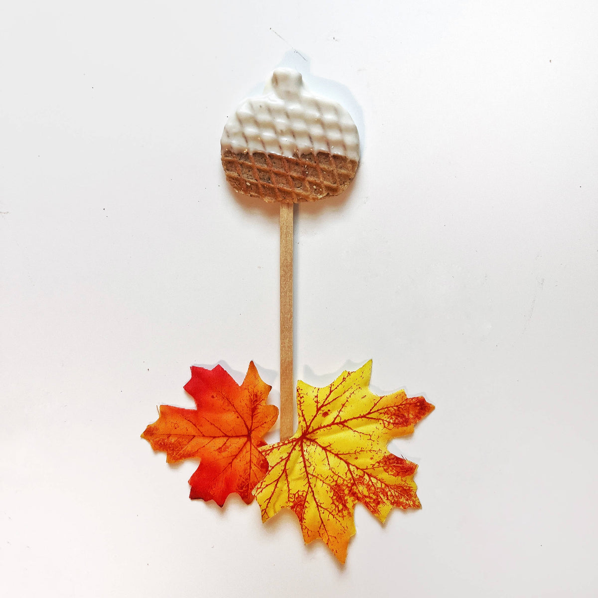 Mini Stroopwafel Lollipops: Chocolate Sprinkle