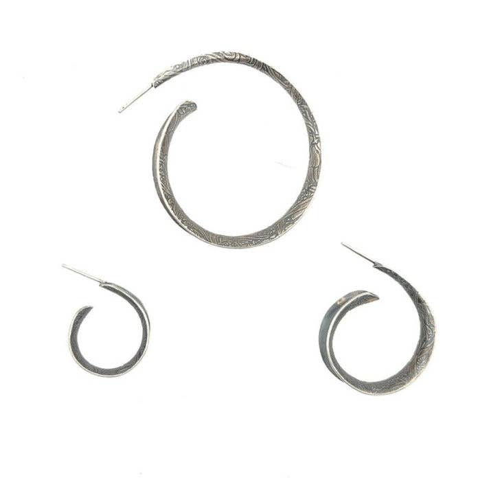 Spiral Hoops Earrings