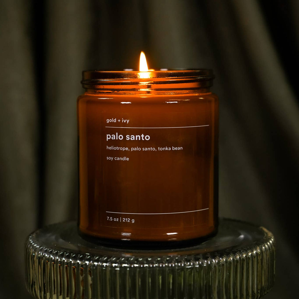 Palo santo soy candle - standard 7.5 oz.