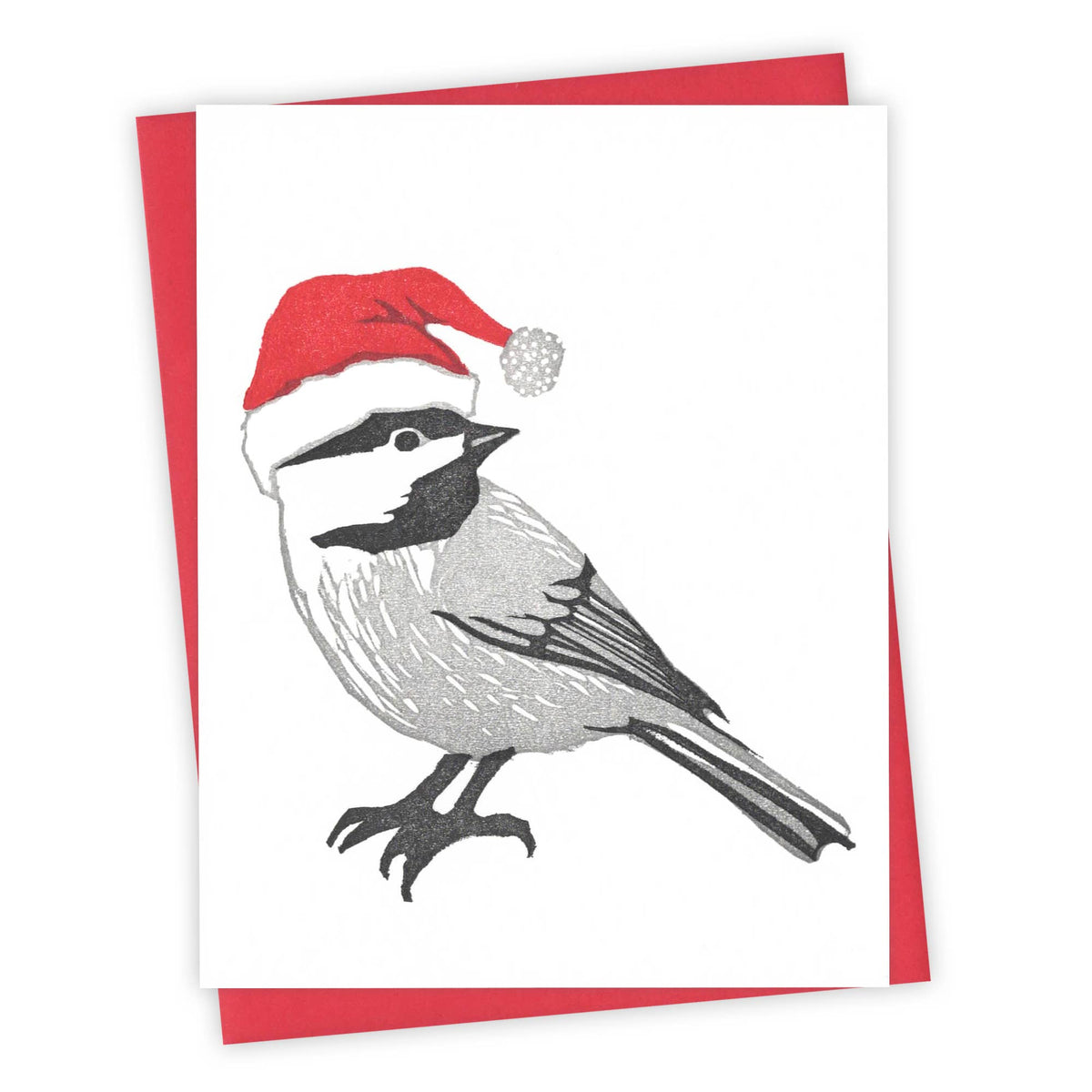 North Pole Chickadee Card