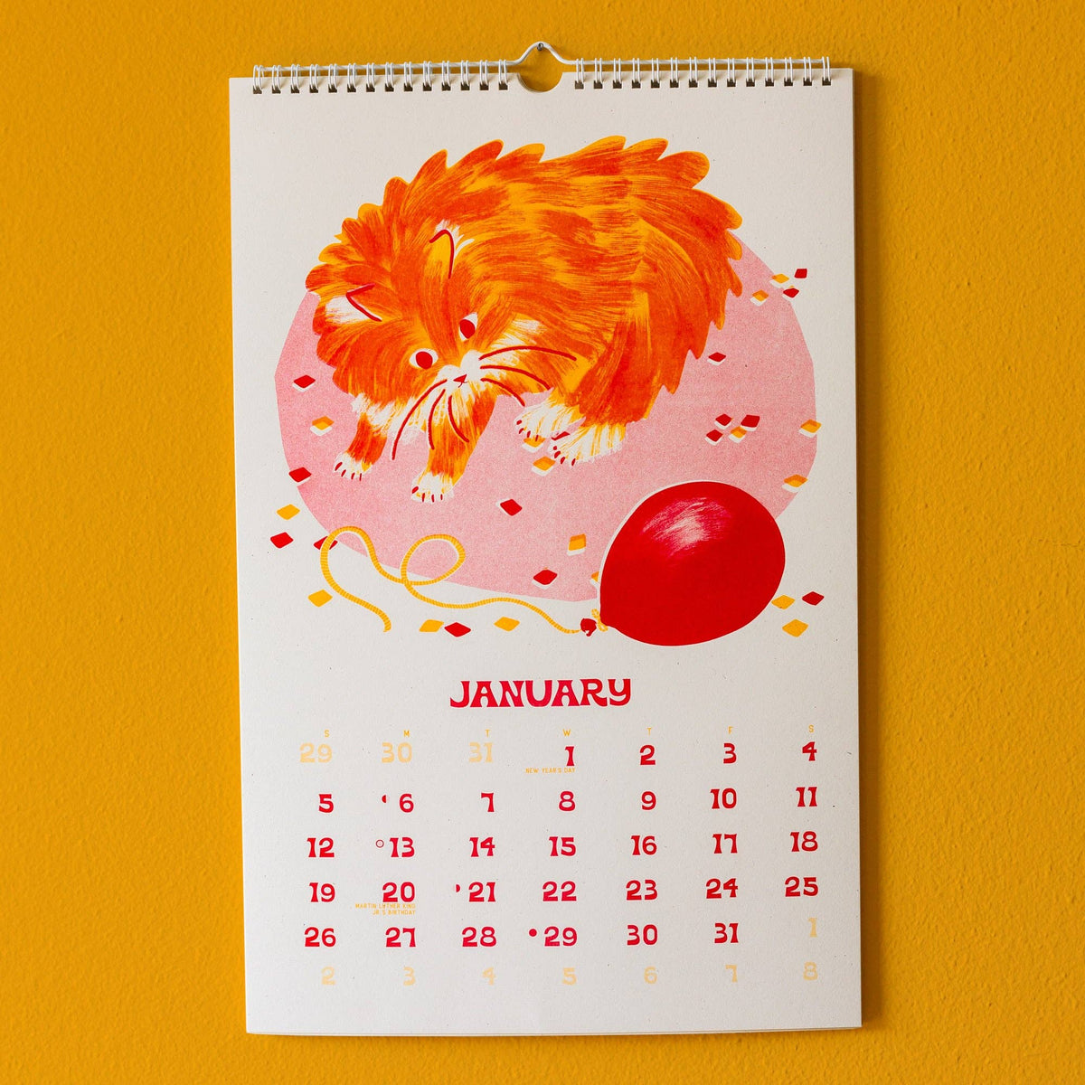 2025 Risograph Wall Calendar - Ain&#39;t Life Grand?