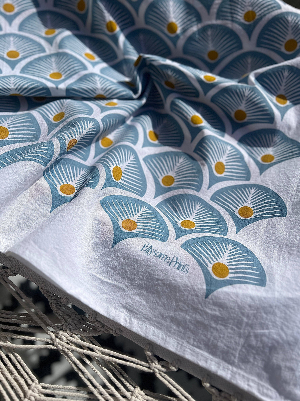 Sea Change Tea Towels: Peach