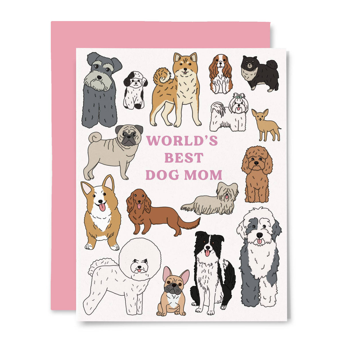 Best Dog Mom Card