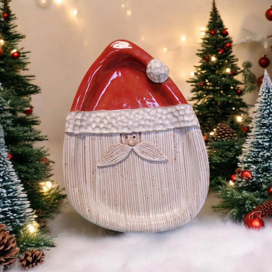 Santa Cookie Plate