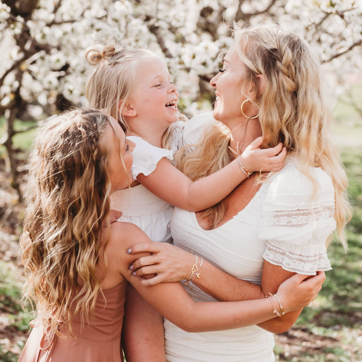 "Mother / Daughter" Shareable Hair Tie Bracelets