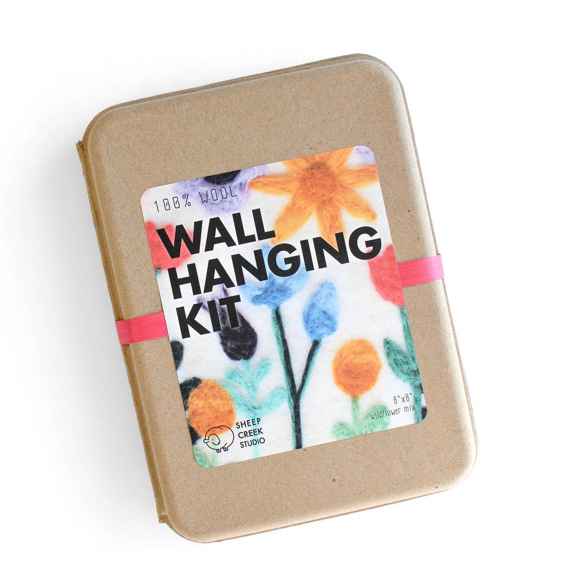 8" x 8" Wildflower Banner Felting Kit