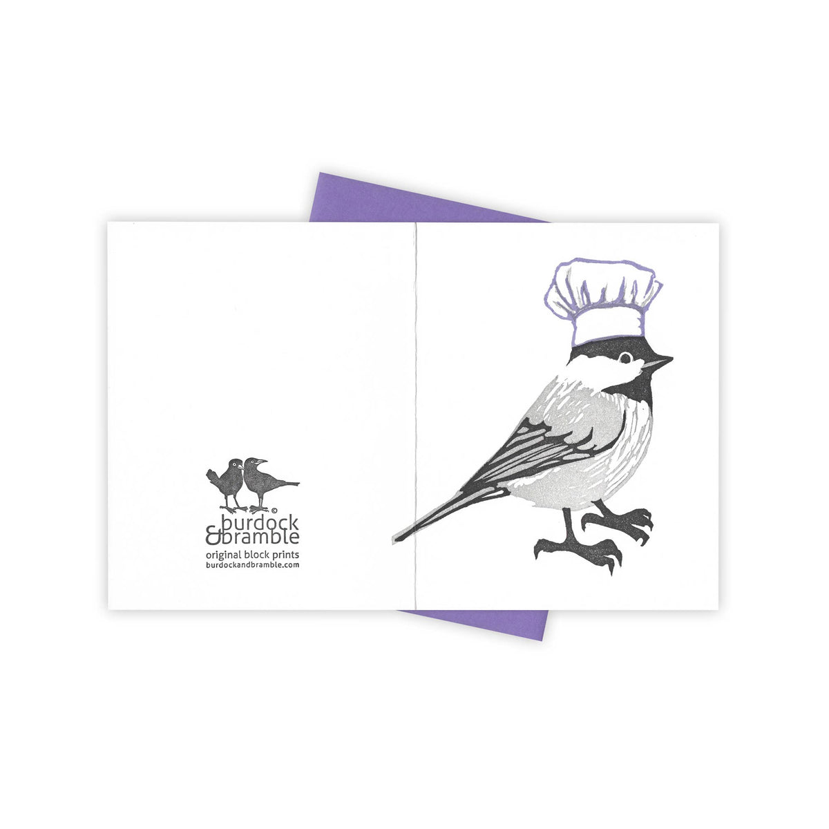 Little Chef Chickadee Card