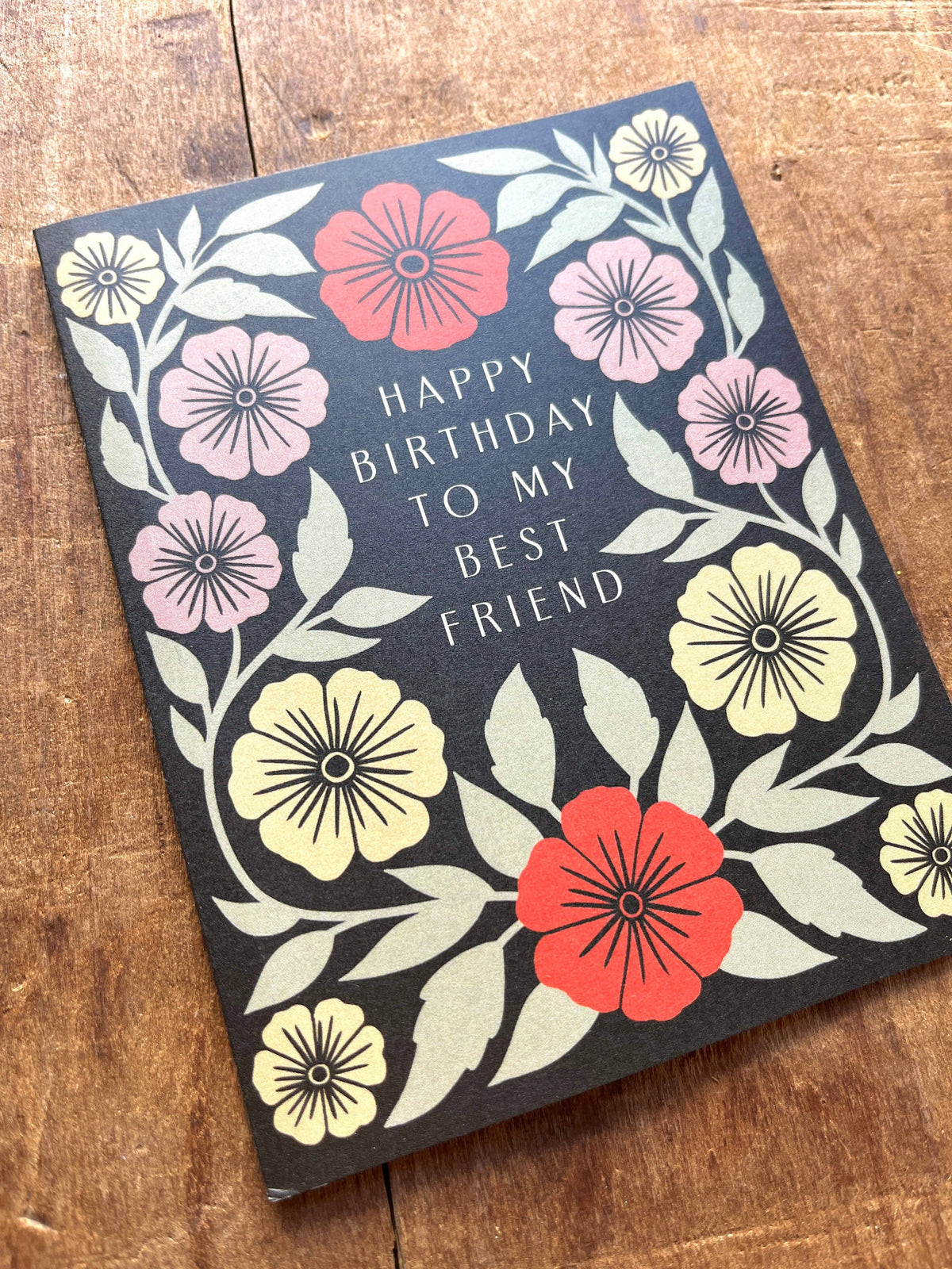 "Happy Birthday to My Best Friend," Greeting Card: Single Card