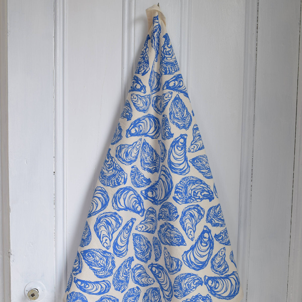 Oyster Tea Towel - Blue Violet