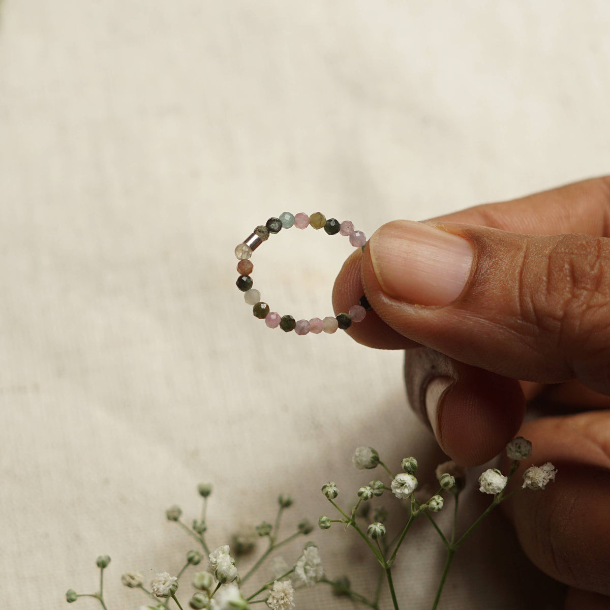 Stretchy Fidget Rings - Tourmaline