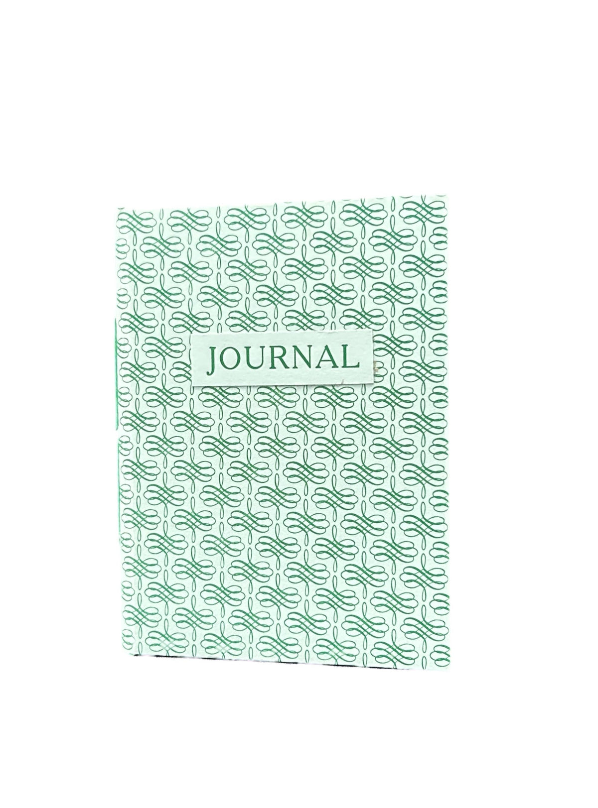 Blue and Green Letterpress Hard Cover Journal