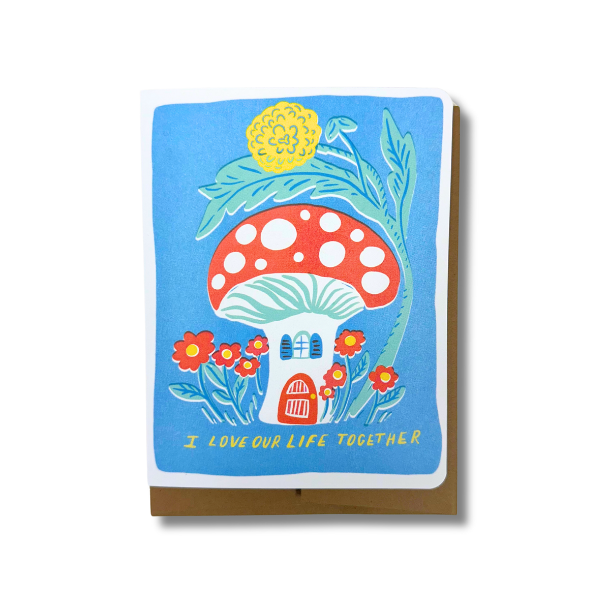 Toadstool Anniversary Card