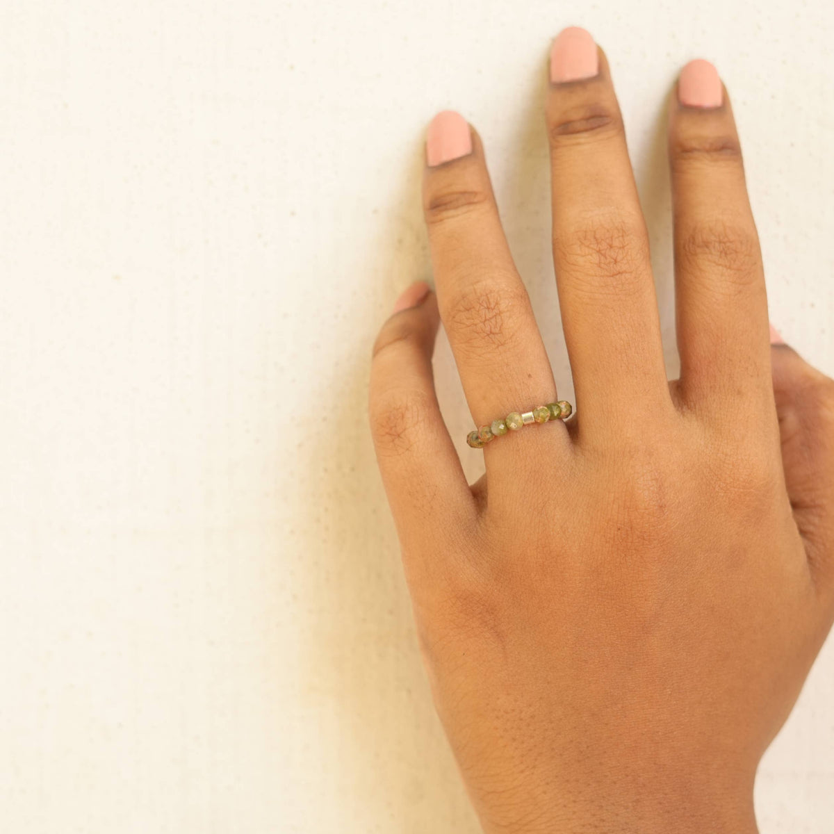 Stretchy Fidget Rings - Unakite