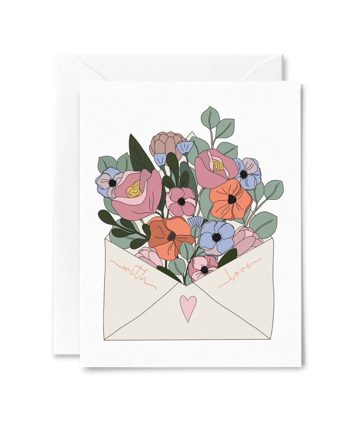 With Love Letter Card