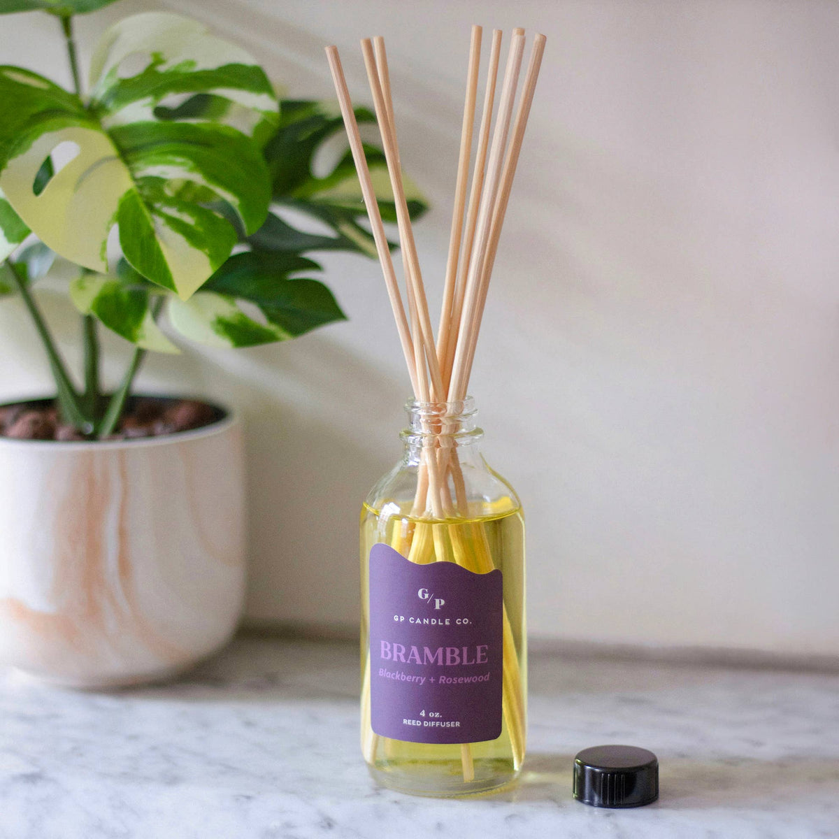 Bramble 4 oz. Hue Reed Diffuser (Blackberry + Rosewood)