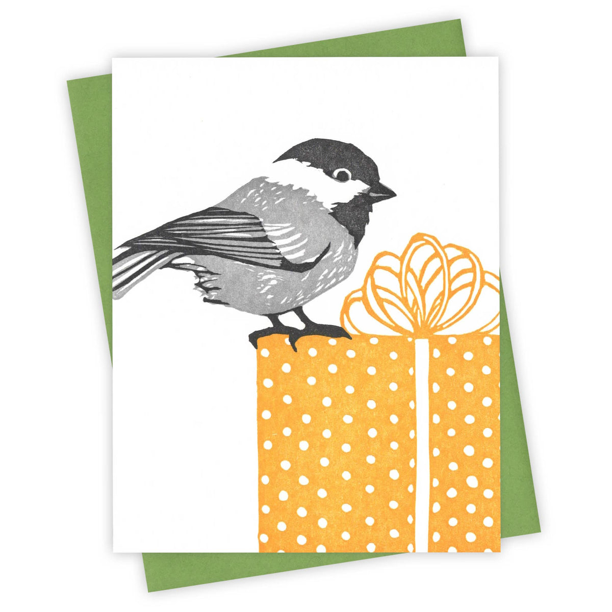 Pretty Present Chickadee Card