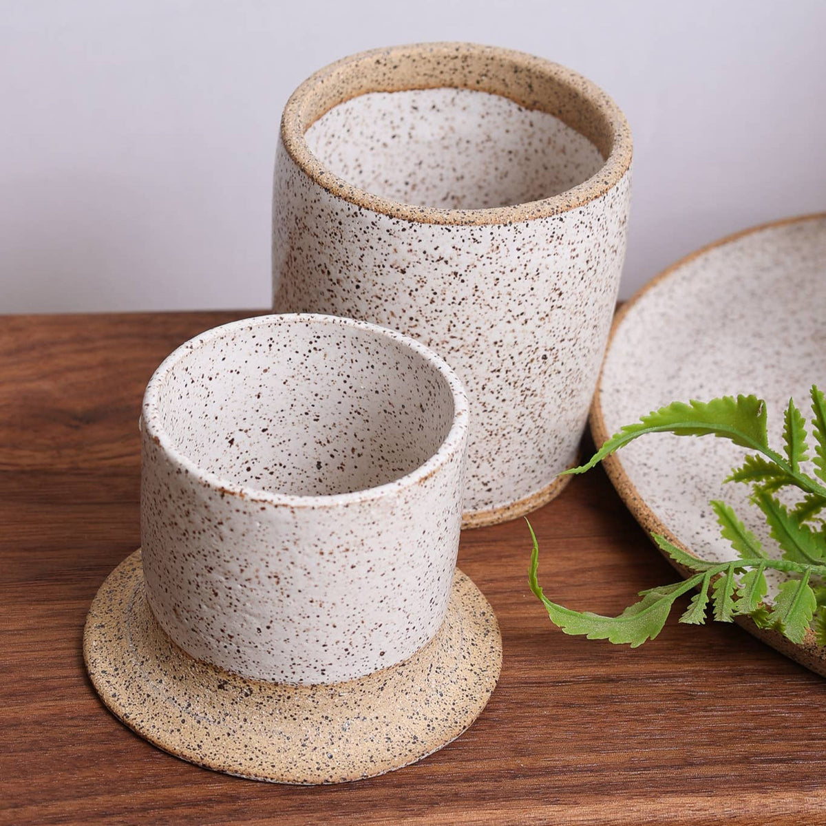 Artisan French Butter Dishes White