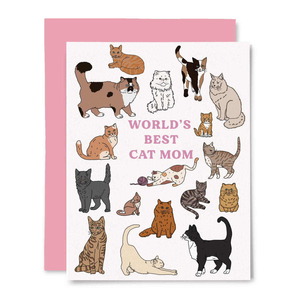 Best Cat Mom Card