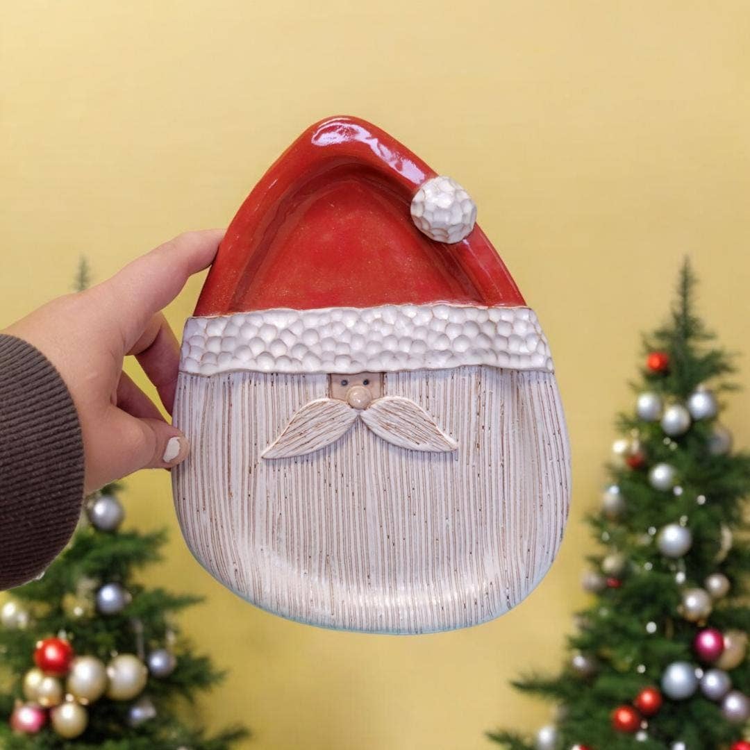 Santa Cookie Plate