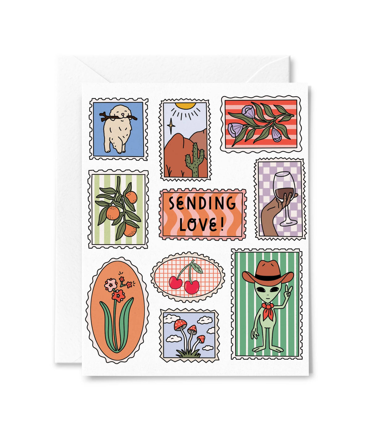 Little Stamps of Love Card