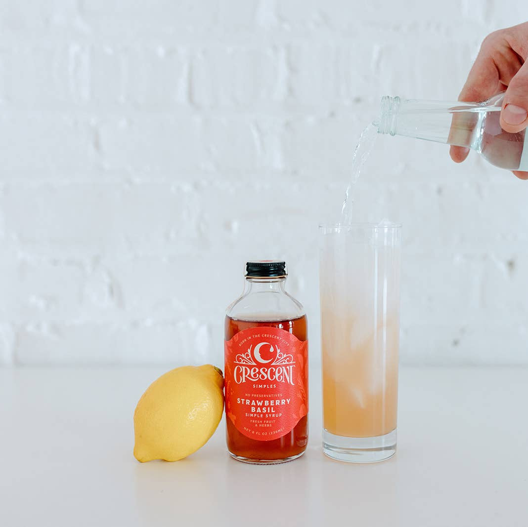 Strawberry Basil Simple Syrup