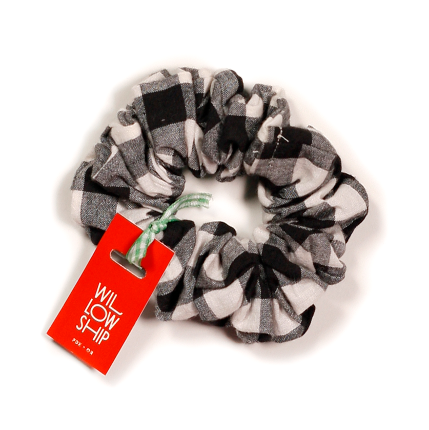 Classic Gingham Hair Scrunchie