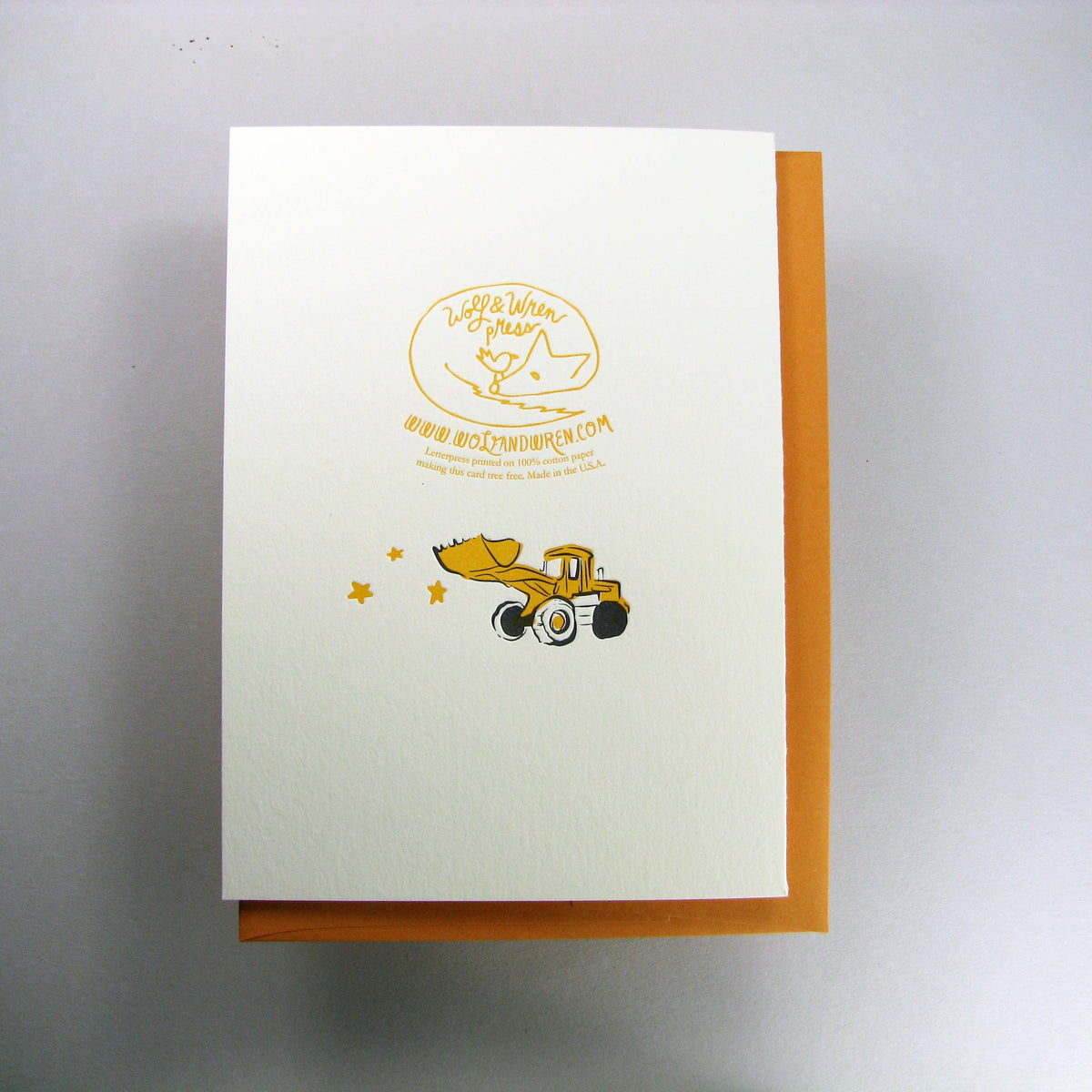 Construction Buddy Birthday Card