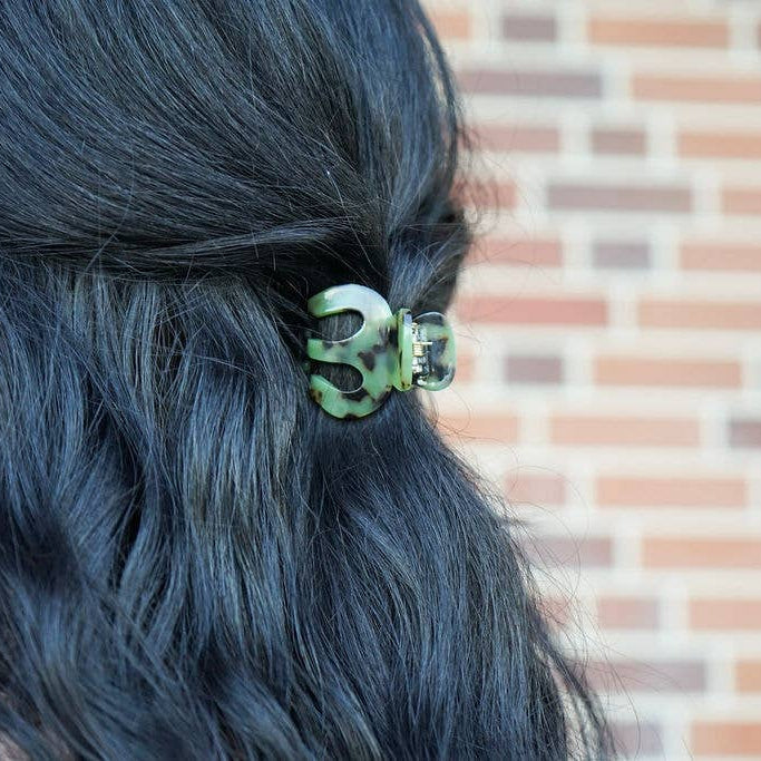 Claire Hair Claw Trio in Olive Tortoise, Blonde Tortoise, and Tortoise