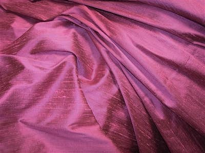 Rose Pink Dupioni Silk 2" Headband
