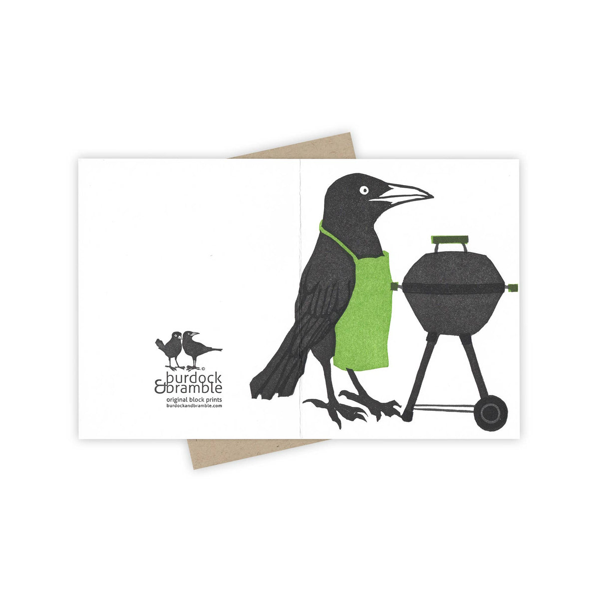 Grilling Grackle Card