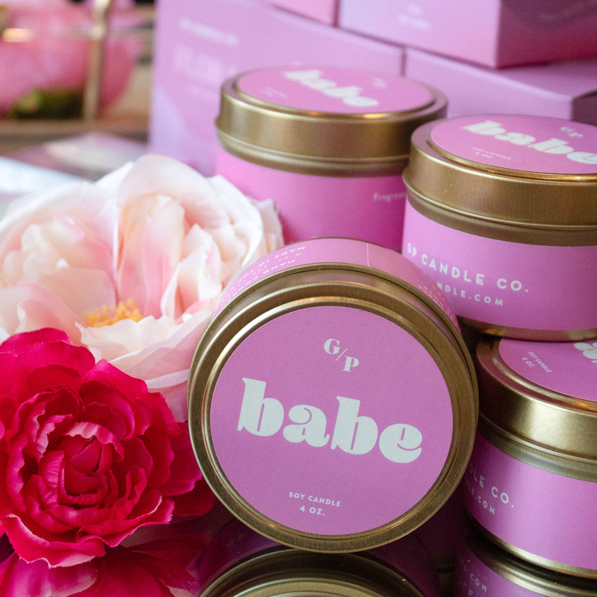 Babe Just Because Candle Tin (4 oz.)