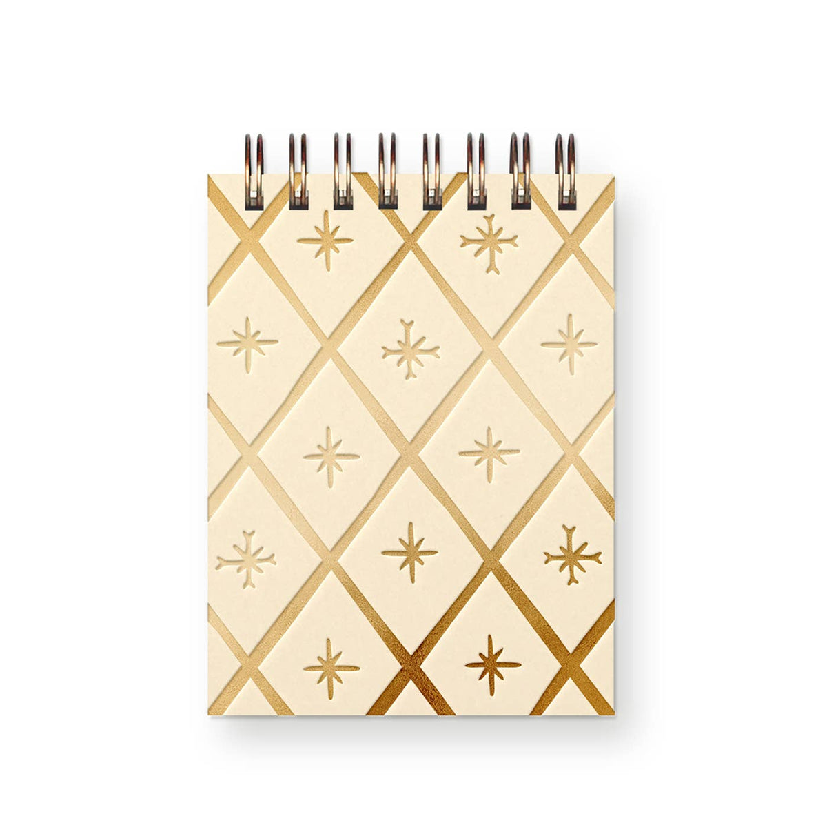 Snowflake Argyle Mini Jotter Notebook