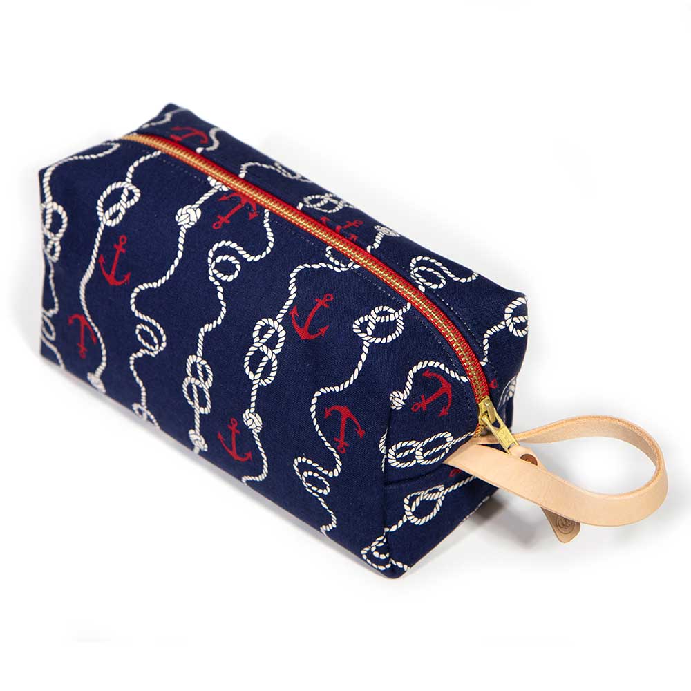 Nautical Navy Travel Kit