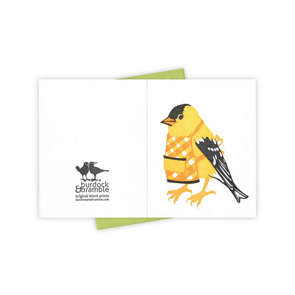What's Cooking Goldfinch Card
