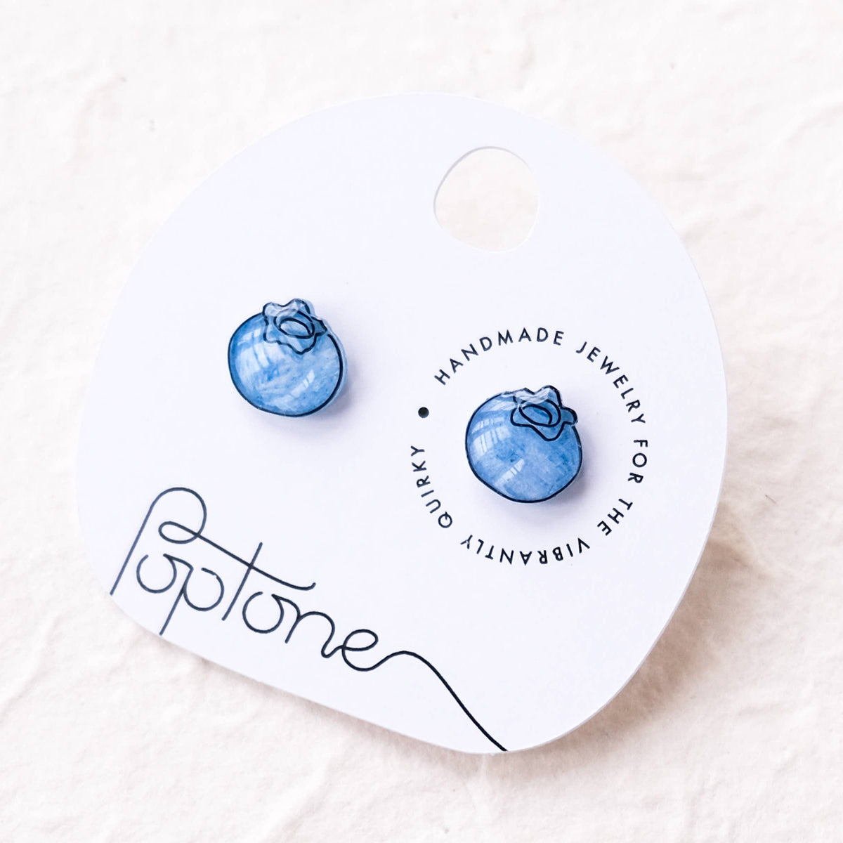 Cute Blueberry Stud Earrings