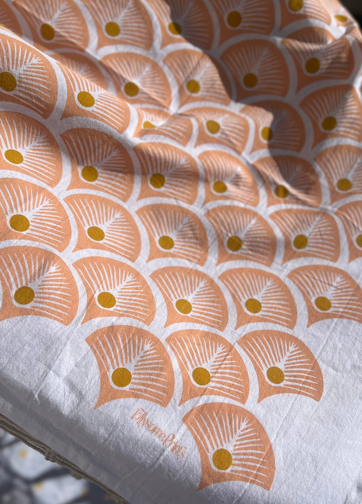 Sea Change Tea Towels: Peach