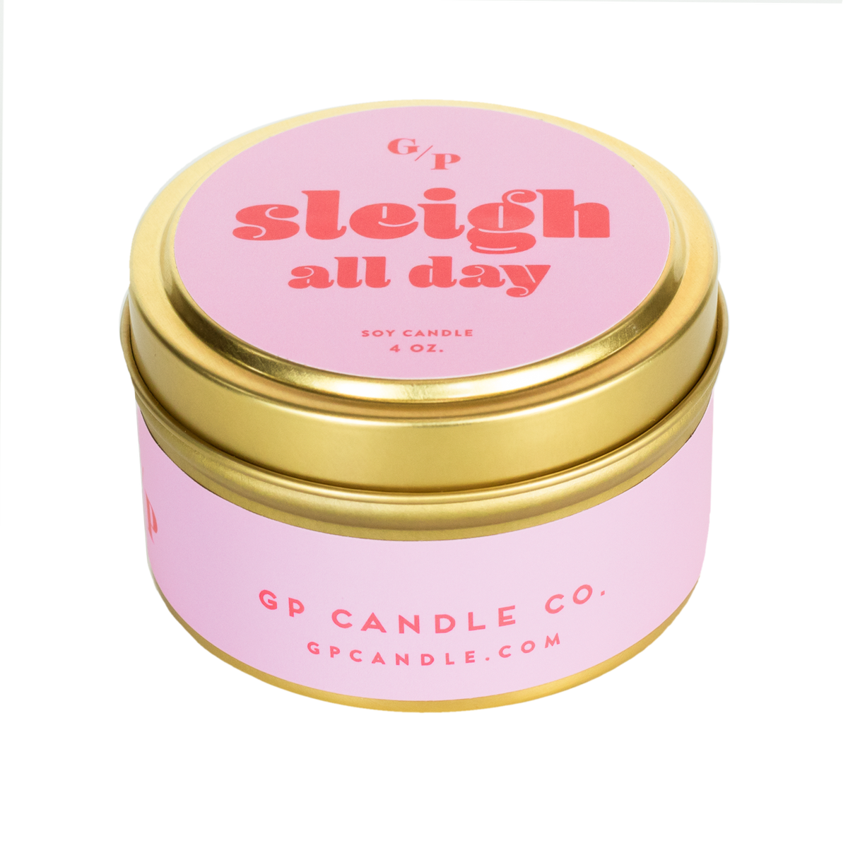 Sleigh All Day Candle Tin (4oz)