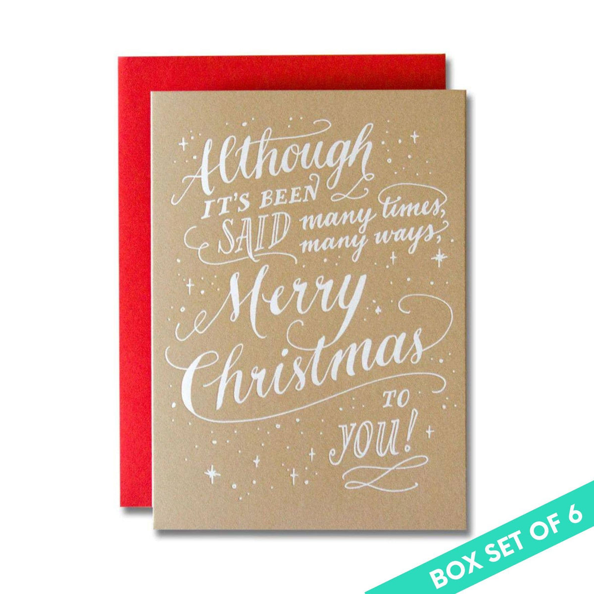 Although It’s Been Said Holiday Card: Boxed Set of 6