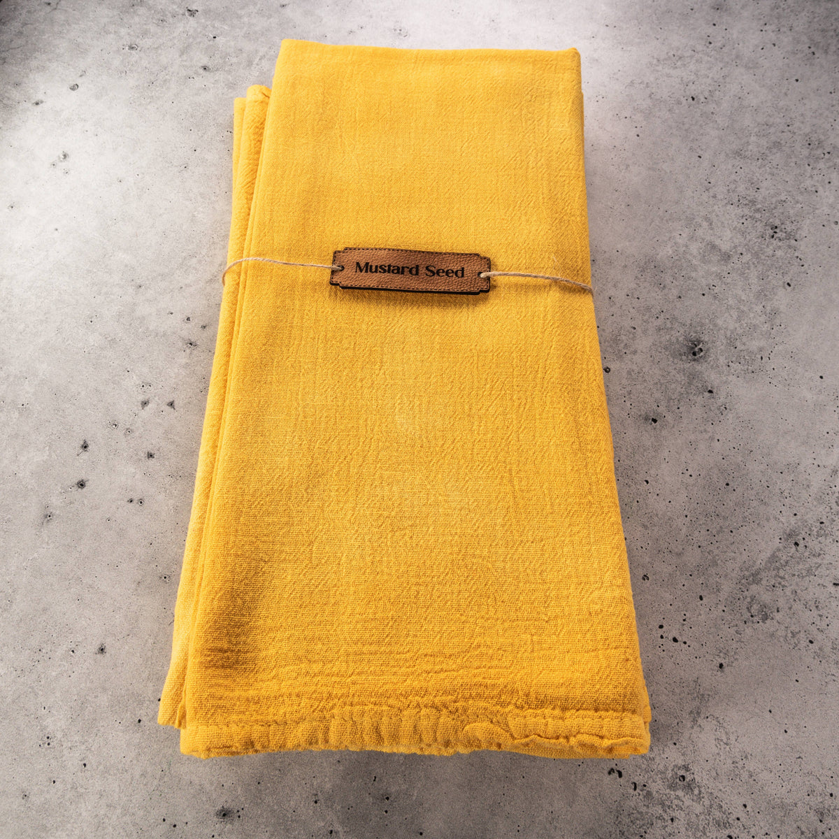 Desert Tones Custom Dyed Tea Towels | Set of 4: Caramel