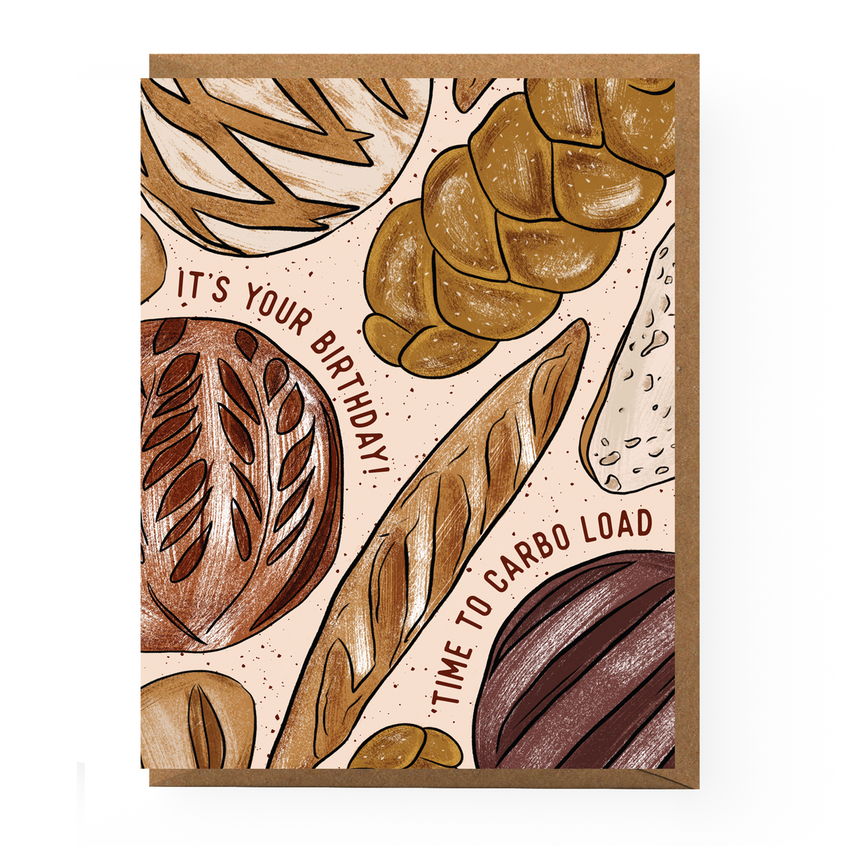 Sourdough Bread Birthday Card