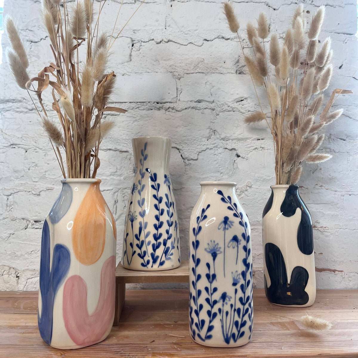 Wildflower Milk Bottle Vase