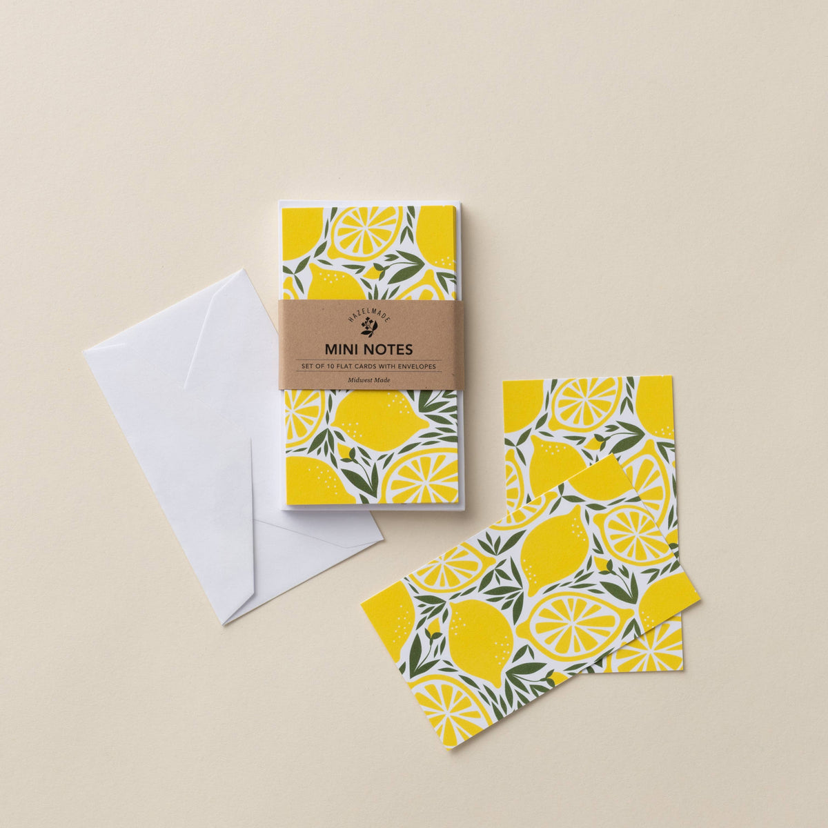 Lemon Mini Note Cards (10)