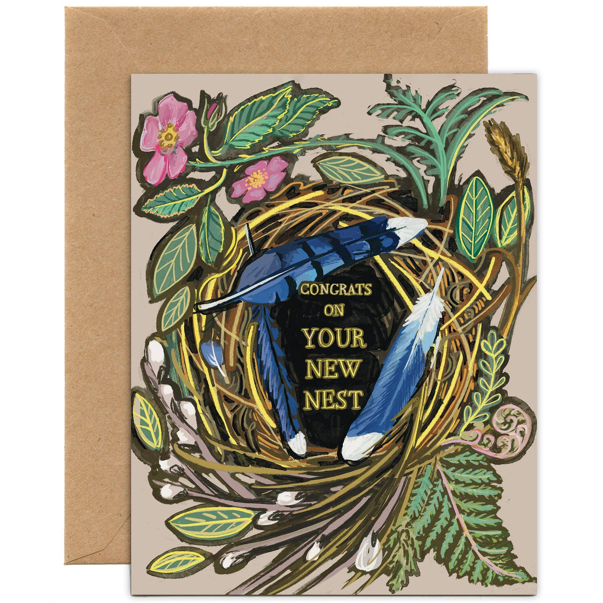 Congrats on Your New Nest - Congrats New House Card