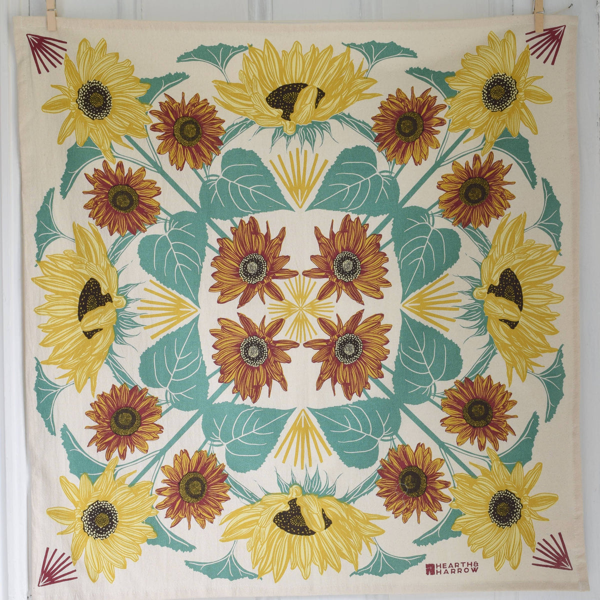 Sunflower Tea Towel
