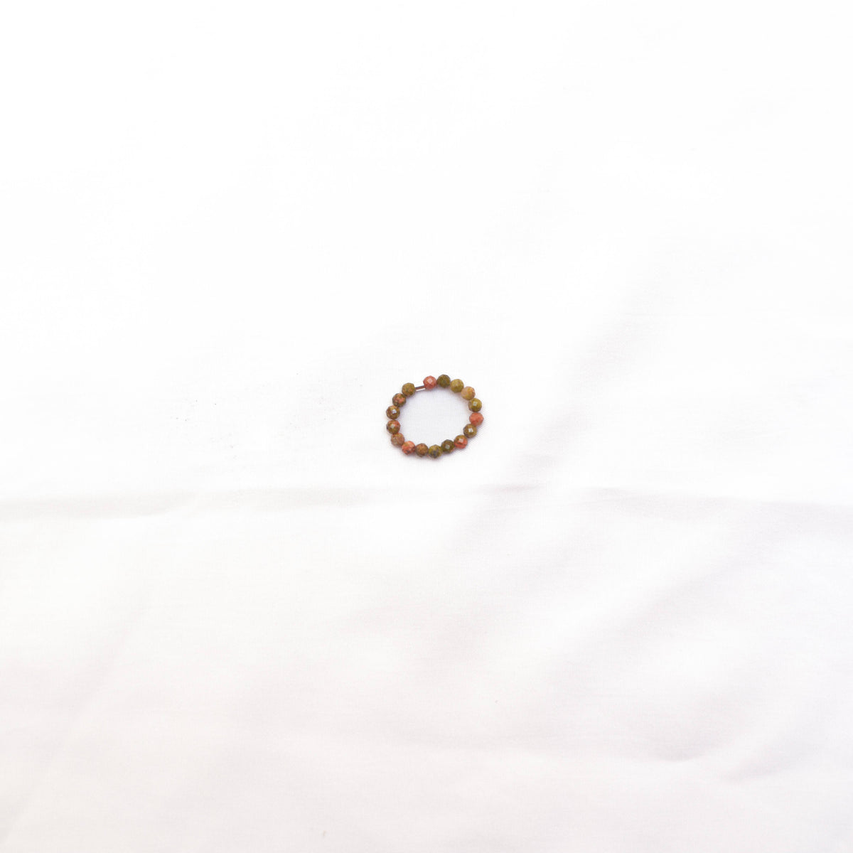 Stretchy Fidget Rings - Unakite