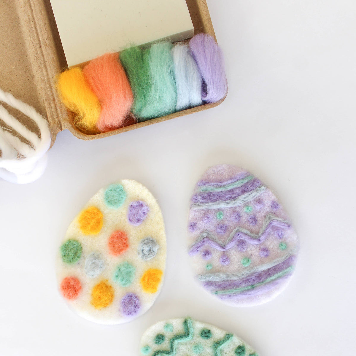 Mini Easter egg Felting Craft Kit