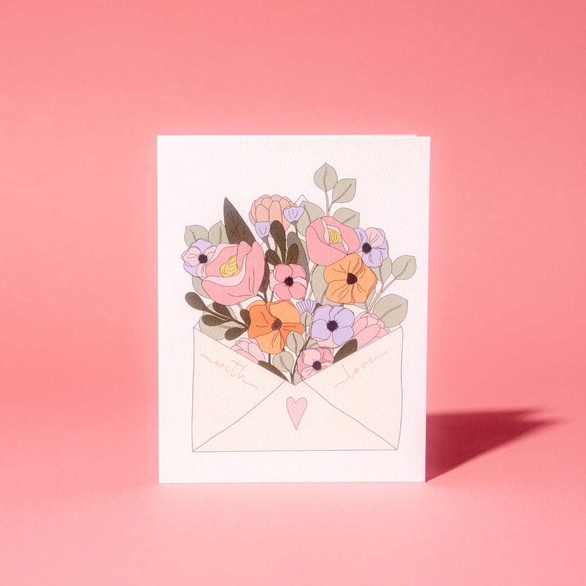 With Love Letter Card